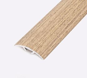 Порог (стык) Русский профиль  разноуровневый ламинированный с дюб, 30*2700 мм, Венге бангуи